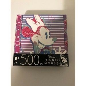 Disney Minnie Mouse Puzzle 11x14" 500 Piece Them new heels Feels Brand New